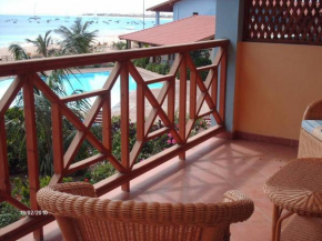 Beachfront oceanview 1 bed apartment Porto Antigo 2 Santa Maria Sal with free wifi and aircon